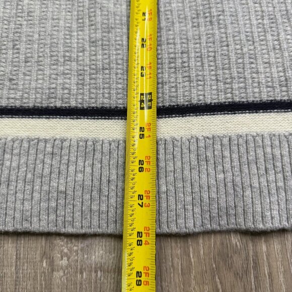 Todd Snyder Mens Gray Lambs Wool V-Neck Cricket Pullover Vest Sweater Size 2XL - Picture 11 of 11